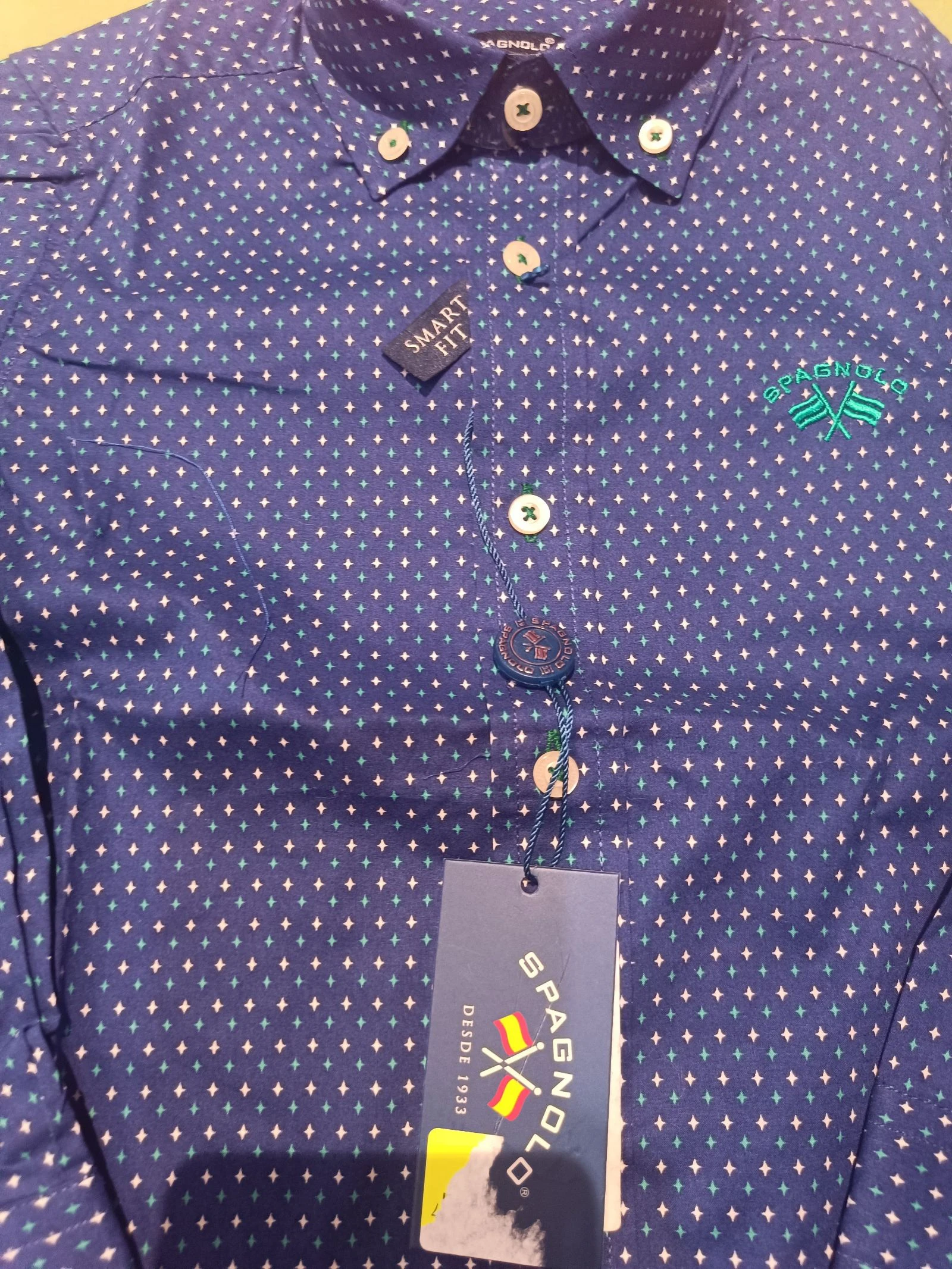 👔 LONG SLEEVE SHIRT BOY SMART FIT - SPAGNOLO (SIZE 5) - NEW WITH TAG 💙 – photo 2